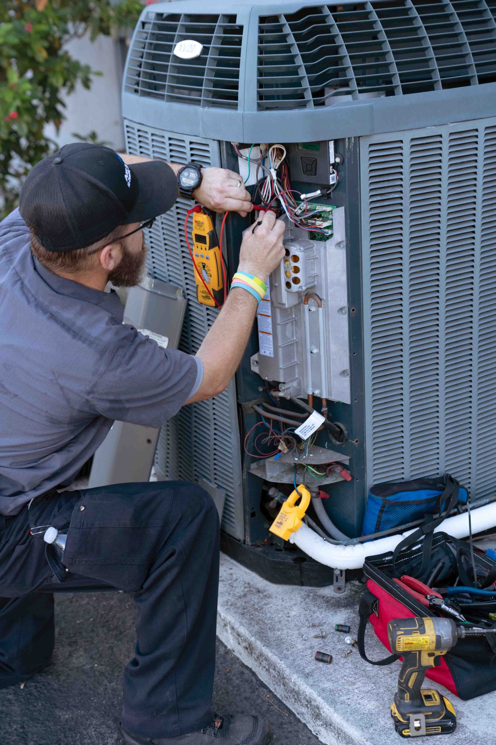 Arctic Desert technician performing expert HVAC installation in Concord, NC