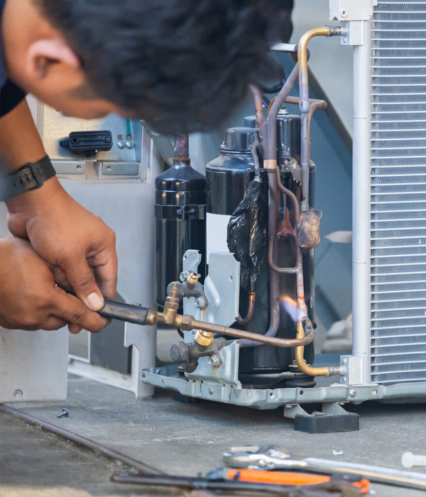 Certified HVAC technician working in Concord, NC