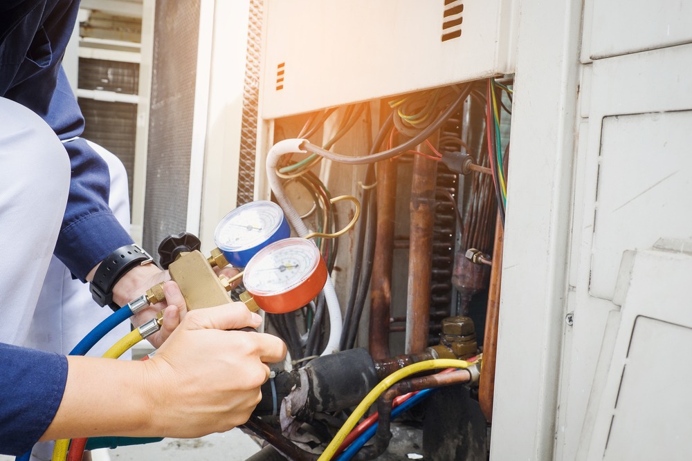 HVAC maintenance expert ready to respond to a service call